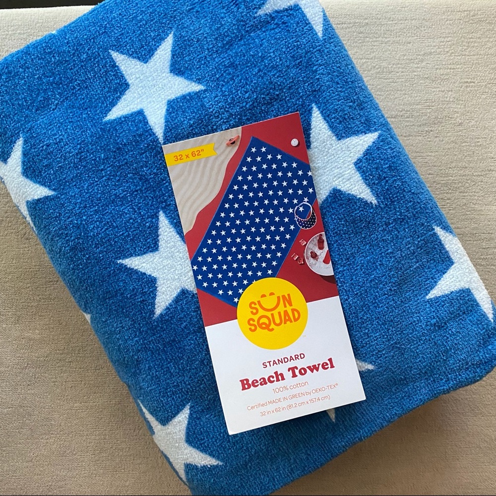 Beach Towel “Stars” NWT